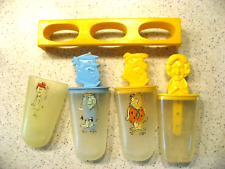 Vintage 1979 Flintstone Kids Freeze Ice Pop Maker Mold + Ronald McDonald picture
