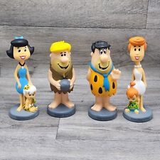 Hanna Barbera Funko Flintstones Wacky Wobblers Set of 4 Fred Barney Wilma Betty picture