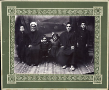 Studio Family Photo, Isfahan, Iran.  Photograph: G. A. Simeoniani, Isfahan.  T picture