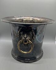Franklin Silver Ice Bucket Plated Champagne Mint 1986 9.25”x6.75” picture