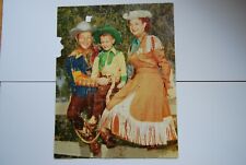 Vintage 1950's Roy Rodger and Dale Evans cardboard jig saw puzzle picture