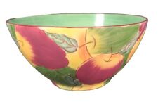 CLAY ART StoneLite Handpainted Apple Melody 11-1/2”w Bowl South San Francisco picture