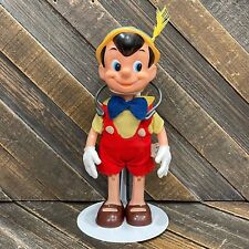 Vintage 1960s Disney Pinocchio Hard Rubber 8.5” Figurine Doll R. Dakin RARE VGC picture