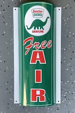 Sinclair Free Air Curved Metal  Gasoline Gas sign Pump Oil WOW picture