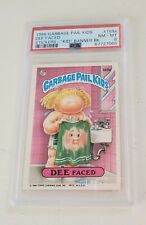 1986 Topps Garbage Pail Kids GPK Dee Faced  #169a PSA 8 Kid Banner Back vtg  picture