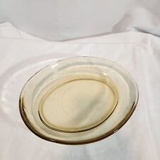 Vintage Pyrex Amber Yellow Glass Oval Casserole Made in Mexico 10