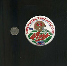 vintage 1989 Super Bowl XXIII Champions San Francisco 49'ers button pinback picture