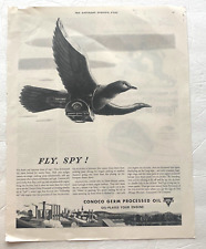 Conoco Oil Vintage Print Ad Germ Processed Oil Bird Flying 1939 10.5x13.5 IN picture