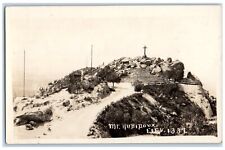 c1910's Mt. Rubidoux Cross Riverside California CA Antique RPPC Photo Postcard picture