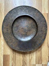 16” Arts & Crafts Hammered Copper Bowl Stickley Roycroft Era Craftsman Mission picture
