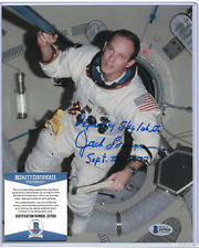 Apollo Astronaut Jack R. Lousma Signed 8x10 Photo Spacewalk Sky Lab II (Beckett) picture