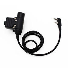 Durable Replacement U94 PTT Adapter for kenwood headset Plug picture