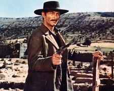 Lee Van Cleef aims Remington 1858 The Good The Bad & The Ugly 8x10 inch photo picture