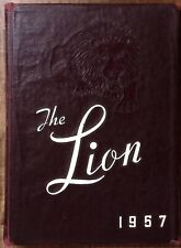 1957 LOWELL NORTH CAROLINA THE LION ANNUAL YEARBOOK  B357 picture