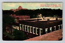 Marion AL-Alabama, Birdseye View Judson College, Antique Vintage Postcard picture