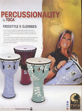 2012 Print Ad of Toca Freestyle II Djembes w Nina Rodriguez picture