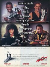 1996 Print Ad Gibraltar Drum Pedal w Bobby Rondinelli Larry Bright Hilary Jones picture