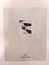 1990 Lexus LS400 ES250 sales brochure literature 20 pg catalog ORIGINAL picture
