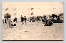 c1910 Edgeton Inn Beach Scene Bathers Boats Wildwood New Jersey NJ Postcard picture