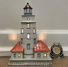 Vintage 1993 Geo Z. Lefton 1893 Chicago Harbor Lighthouse 9.5” Height Lighted picture