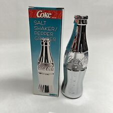 Coca Cola Salt Shaker/Pepper Grinder Chrome Plated  #8910 picture