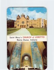 Postcard St. Mary's College Church of Our Lady of Loretto Notre Dame Indiana USA picture