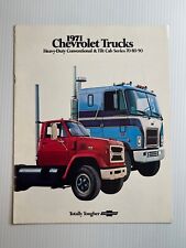 Vintage Original 1971 Chevy Heavy Duty Trucks *Sales Brochure* (20 Color Pages) picture