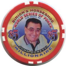 $5 Binion's Horseshoe Casino Chip - WSOP John Bonetti - Las Vegas, Nevada picture