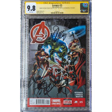 Avengers #25__CGC 9.8 SS__Signed by Paul Rudd, Michael Douglas, Evangeline Li... picture