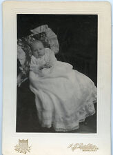 Antique Photo-Brooklyn New York Baby in Long Gown, 3 Mo - Angns Gorden Neanis picture