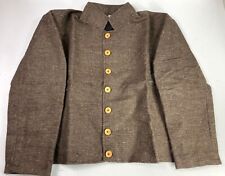 CIVIL WAR CS CSA CONFEDERATE INFANTRY BROW JEAN WOOL SHELL JACKET-XLARGE 46R 48R picture
