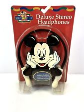 Mickeys Stuff for Kids Mickey Mouse Deluxe Stereo Headphones MK-034 Vintage New picture