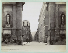 Italy, Sicily, Palermo, Porta Felice, ca.1880, vintage print vintage print vintage print, l picture
