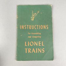Instructions for Assembling and Operating Lionel Trains , Postwar 1946 picture