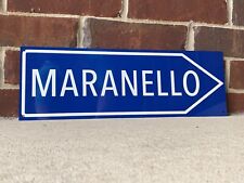 MARANELLO Italian racing garage sign Road STREET Sign Ferrari picture
