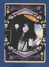 PAUL STANLEY 2021 Aquarius KISS Playing Card #2 Hearts Stanley Eisen* picture
