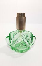Vintage Green Glass Refillable Perfume Bottle_Cathedral Arches_Spain, Luxus picture