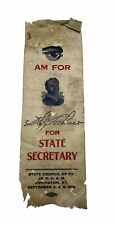 Early Antique 1912 State Council Of Covington, KY State Secretary Ribbon picture