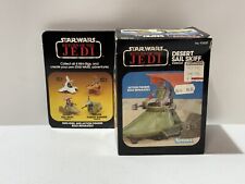 Vintage STAR WARS 1983 ROTJ Desert Sail Skiff Mini-Rig Kenner Jedi New in Box picture
