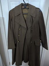 1962 Royal Canadian Army Service Corps Wool Greatcoat Overcoat picture