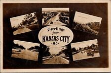 Postcard MO Kansas City, Real Photo, RPPC  Multi-View 1909 Missouri Ah picture