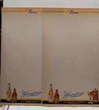 1940s Yuengling Menu Cover +2 Sheets+2 Bavarian Beer Pottsville Pa USA picture