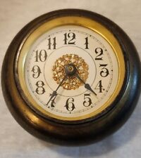 Antique Filigree Wind Up Small Clock Brass 1900 Made In U.S.A Please Read  picture