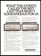 1977 Pioneer TX 9500 SA 9500 Receivers-Print ad / mini-poster VTG 70’s music picture
