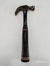 Vintage ESTWING Curved Claw 20 oz. Head with Stacked Leather Grip Handle picture