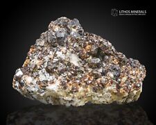 Minerals - Crystals By Garnet Variety Spessartite On Die - Chinese picture