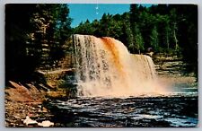 Postcard Upper Falls of the Tahquamenon River Upper Peninsula Michigan  G 22 picture