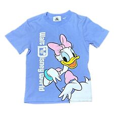 Disney Parks Walt Disney World Daisy Duck Back to Front Kids Shirt S (5/6) READ picture