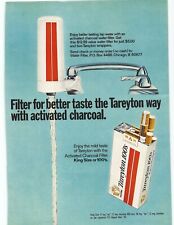 Tareyton Dual Filter Cigarettes 1971 vintage print ad - water filter ad  picture