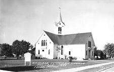 Vintage RPPC Postcard Danebod Lutheran Church 1886 Tyler Minnesota real photo picture